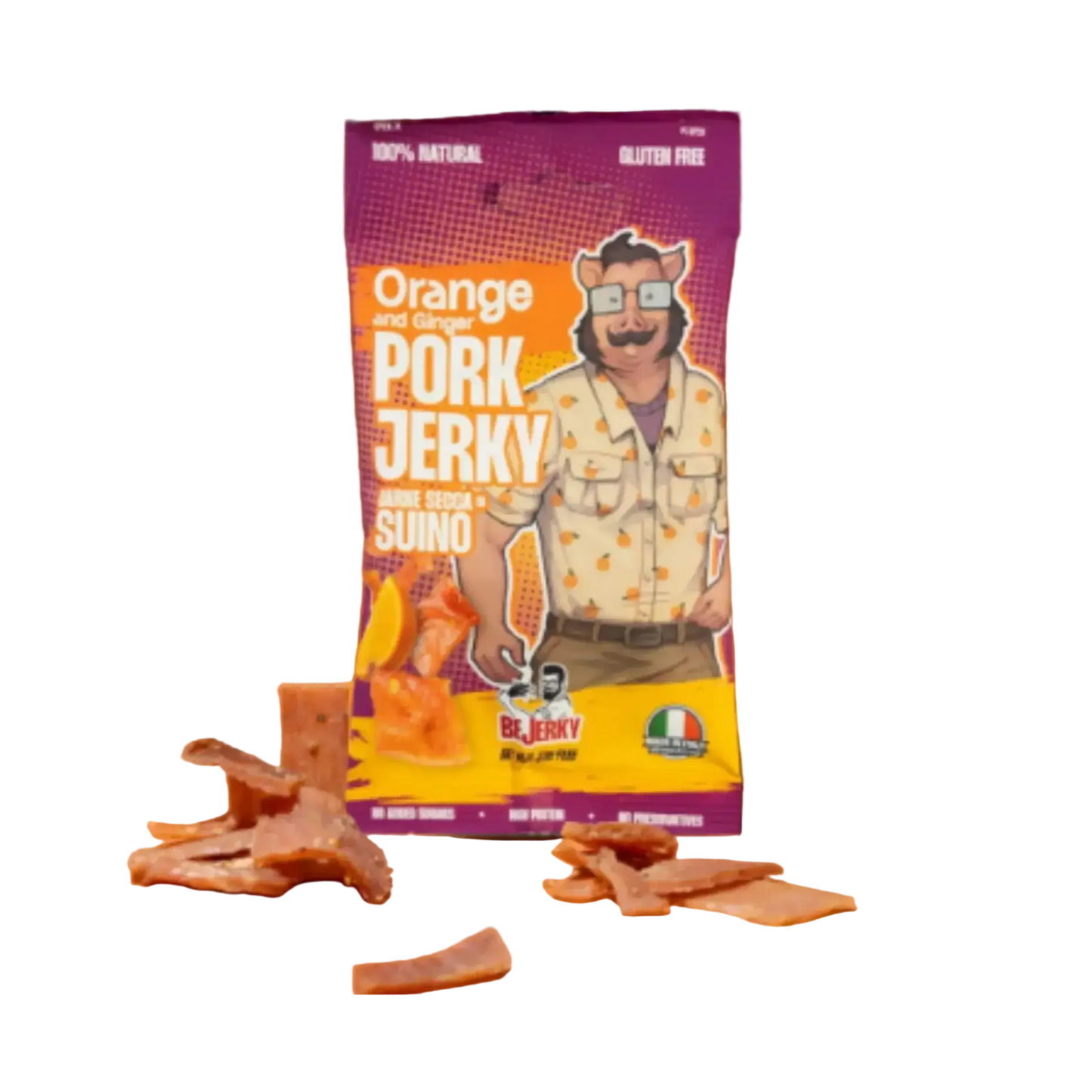 Italian Jerky Coppiette Arancia e Zenzero - Maiale - maltese