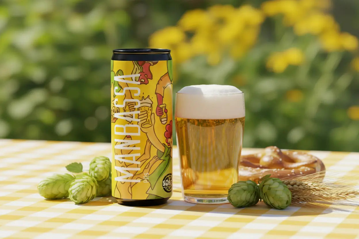 Manbassa è la Pilsner di Birrificio 50&50 - maltese.beer