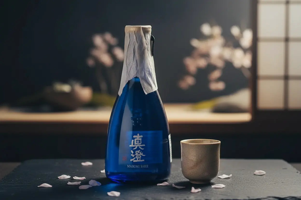 Sake Masumi Karakuchi Gold  un Futsushu di alta qualità prodotto dalla celebre Miyasaka Brewing Company - maltese.beer