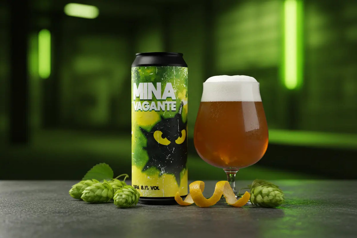 Mina Vagante Imperial IPA di Birra Amiata birrificio artigianale di Arcidosso Grosseto alle pendici del Monte Amiata - maltese.beer