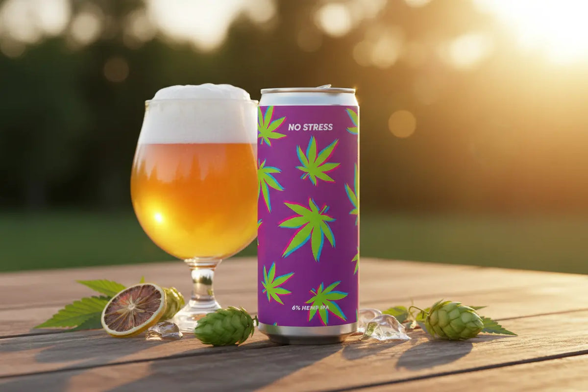 No Stress è la IPA con fiori di canapa sativa certificata EU firmata Rebel's Brewery - maltese.beer