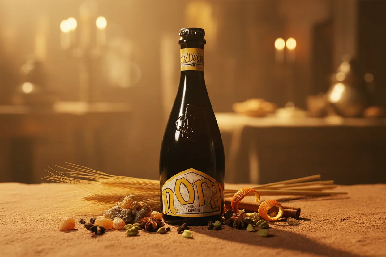 Nora — Spice Beer con Grano Khorasan KAMUT di Birra Baladin - maltese.beer