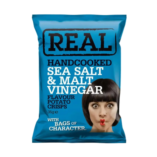Patatine Real Salt & Cider Vinegar - maltese