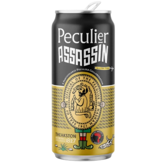 Peculier Assassin Gluten Free — Black IPA Gluten Free | Rooster’s Brewing Co × Theakston, Harrogate (North Yorkshire)