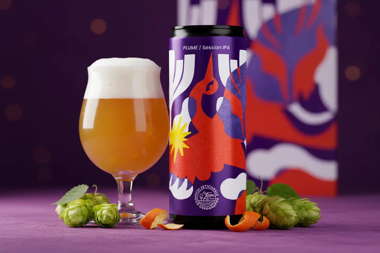 Plume  la Session IPA di Birrificio Pratorosso leggera, fresca e profumata - maltese.beer