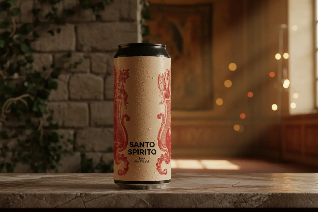 Santo Spirito la Bock Ambrata  di Birrificio WAR - maltese.beer