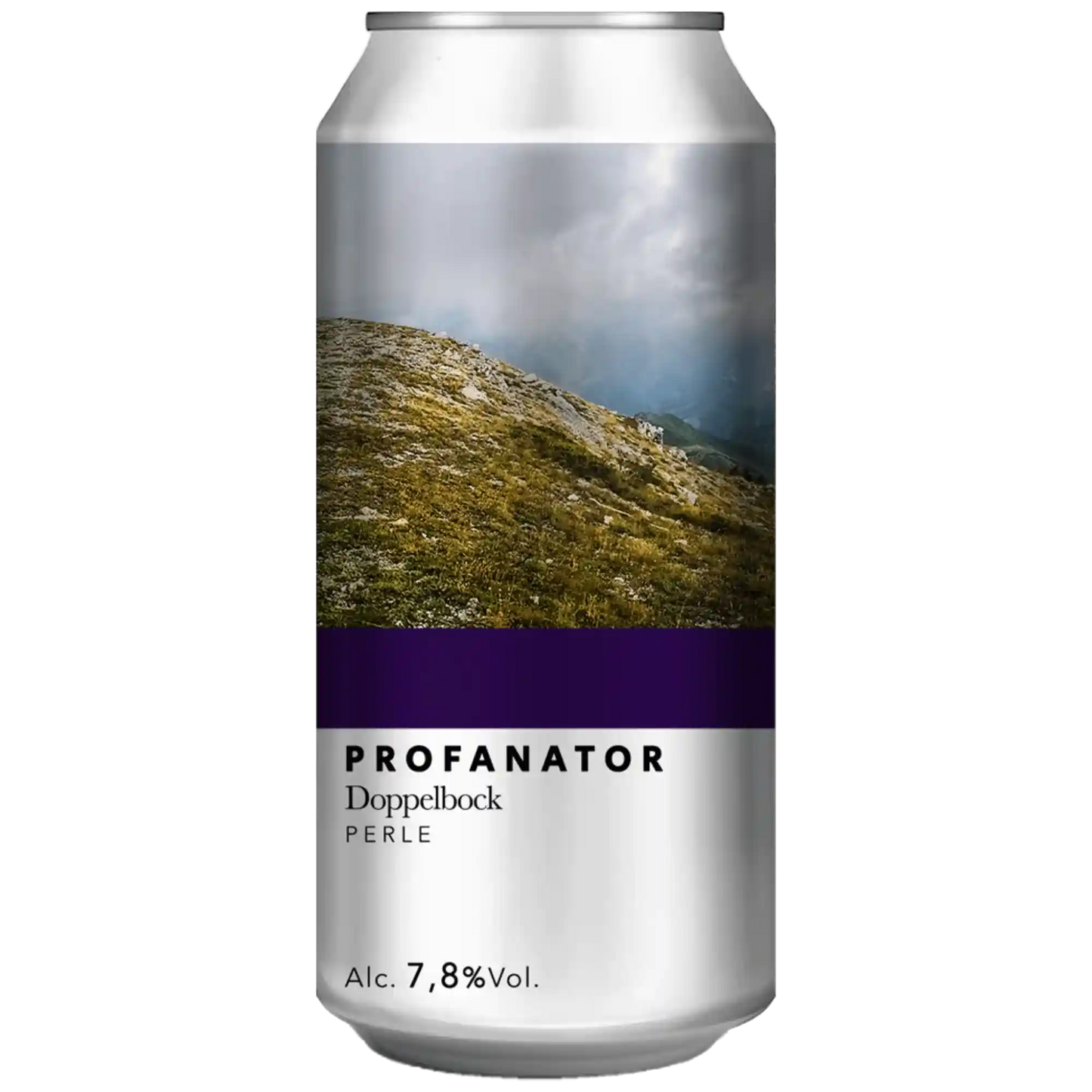 Profanator, birra artigianale German Doppelbock in lattina, 7,8% Vol, dal birrificio Mirko Giorgi.