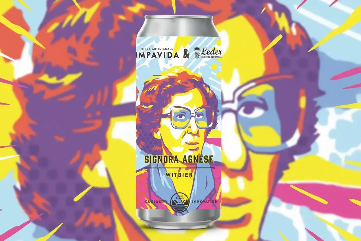 Signora Agnese la Blanche firmata Birra Impavida - maltese.beer