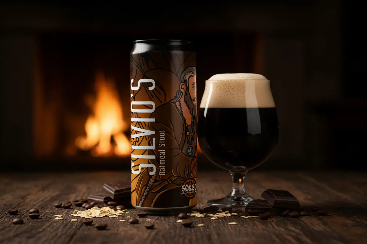 Silvio’s la Oatmeal Stout di 50&50  una birra scura d’ispirazione anglofona - maltese.beer