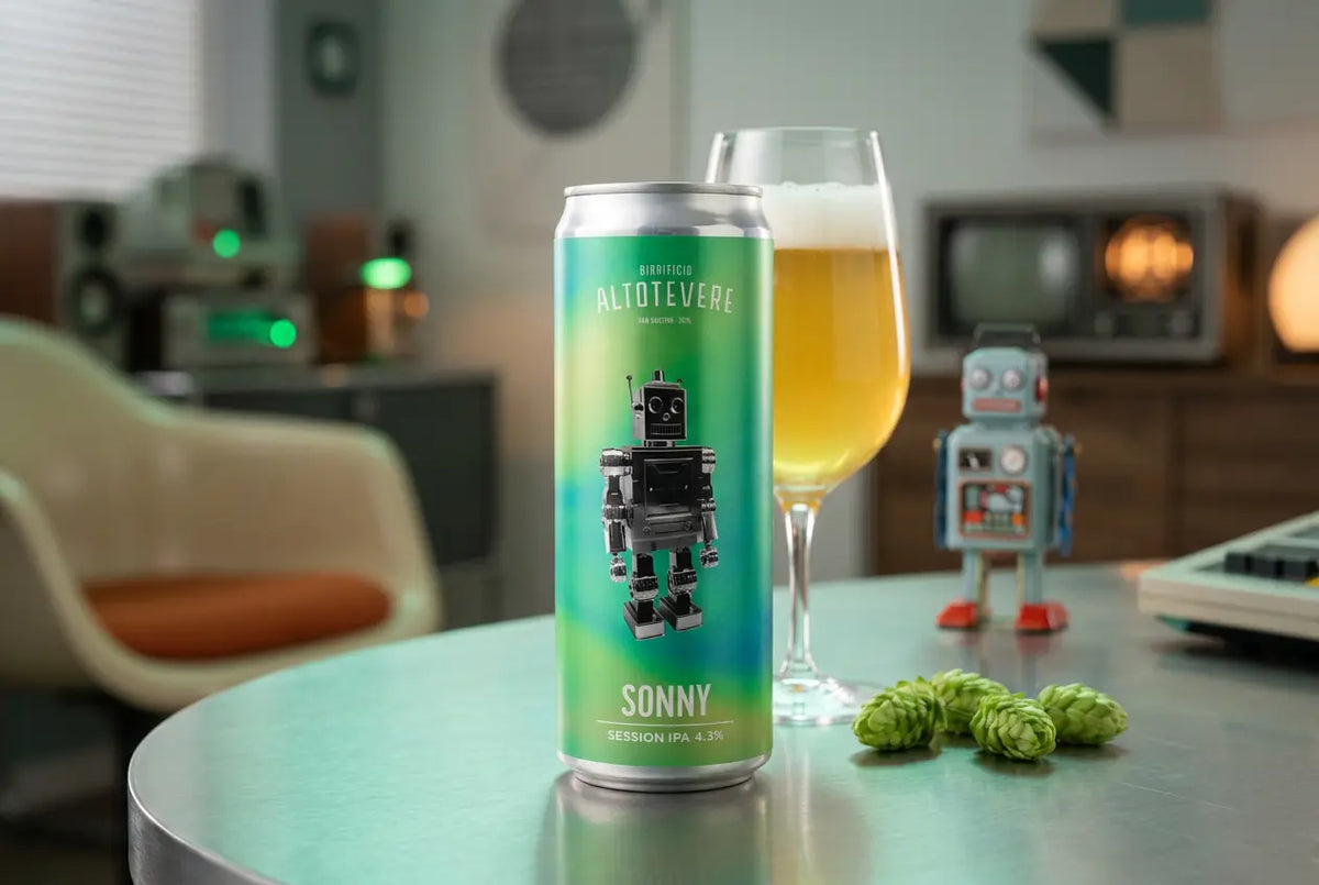 Sonny è la Session IPA di Birrificio Altotevere della linea GLOW-maltese.beer