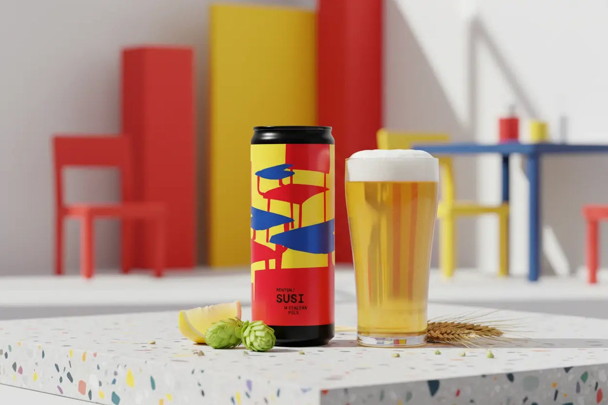 Susi è l'Italian Pilsner di Renton Marche: nata da un’attenta ricerca di equilibrio tra malti e luppoli - maltese.beer
