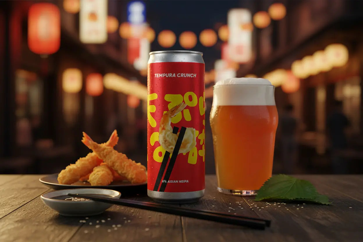 Tempura Crunch Asian Neipa la  New England IPA asiatica di Rebel's Brewery - maltese.beer