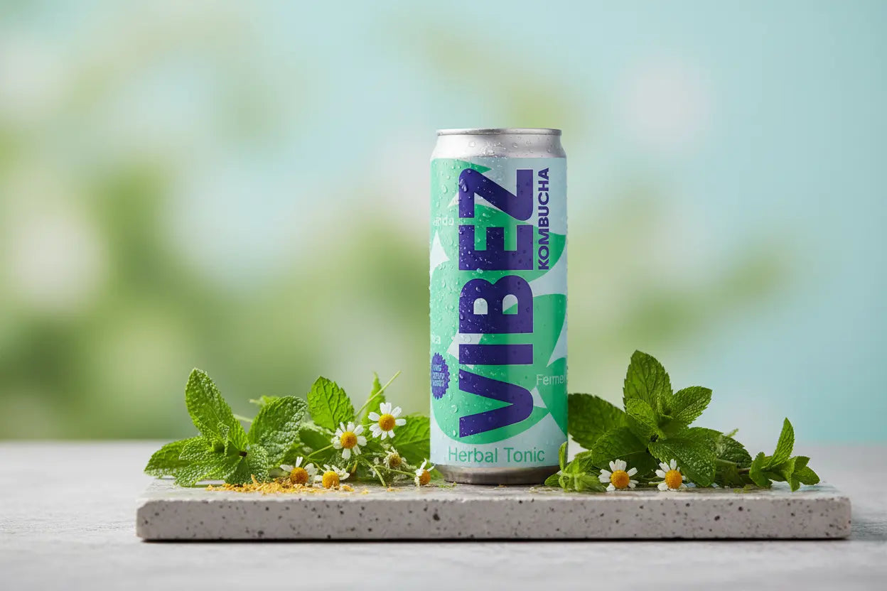 Vibez Kombucha Herbal Tonic Complessità Botanica - maltese.beer
