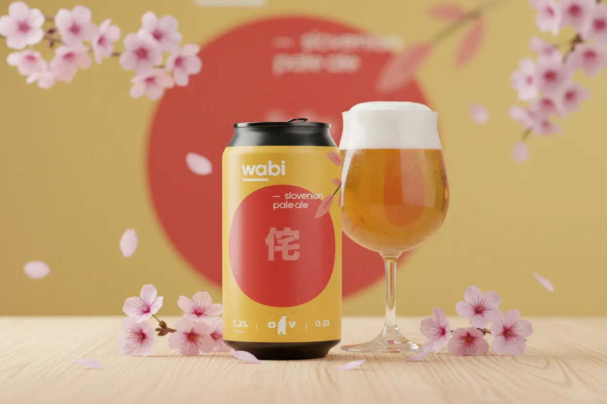 Wabi ipa dal colore dorato con una bella schiuma bianca che fin da subito regala freschezza - maltese.beer