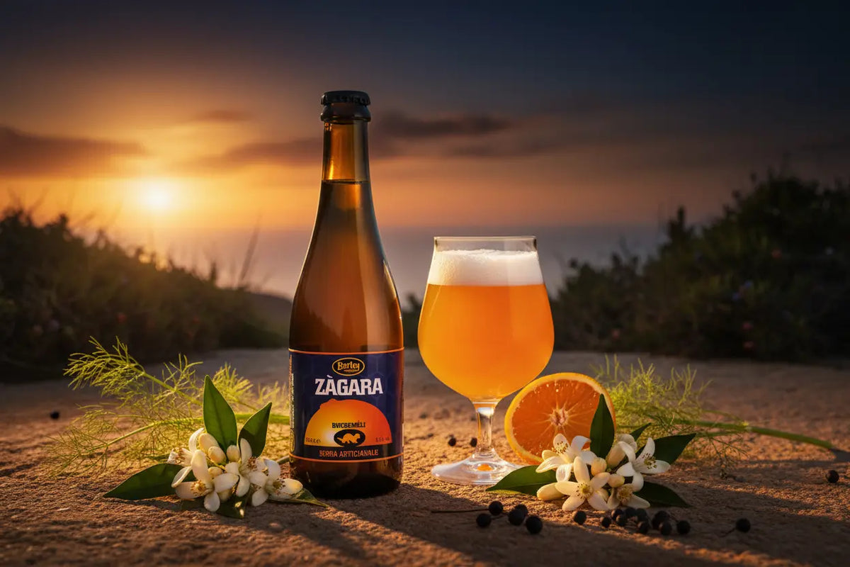 Zagara è la birra all'arancia firmata Birrificio Barley, realtà artigianale di Maracalagonis (Cagliari) - maltese.beer