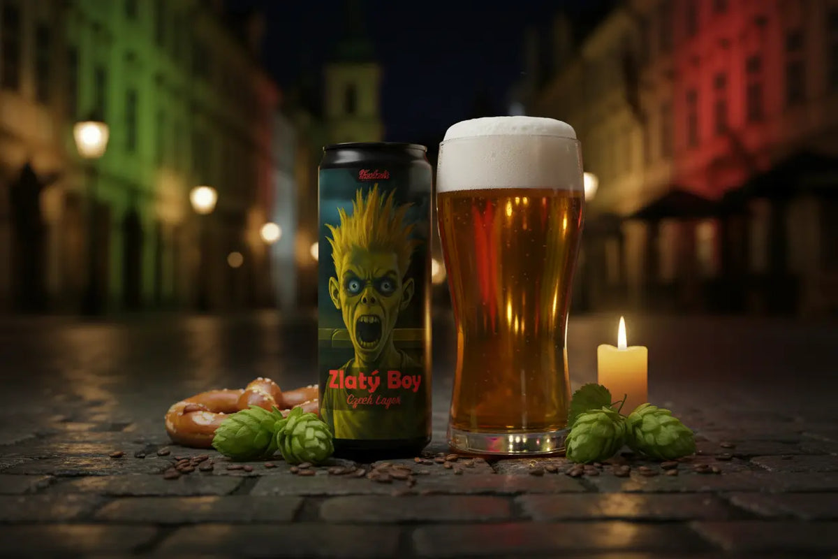 Zlaty Boy è l’espressione di Lager chiara leggera di Birra Kashmir: ispirata allo stile più diffuso nella Repubblica Ceca - maltese.beer