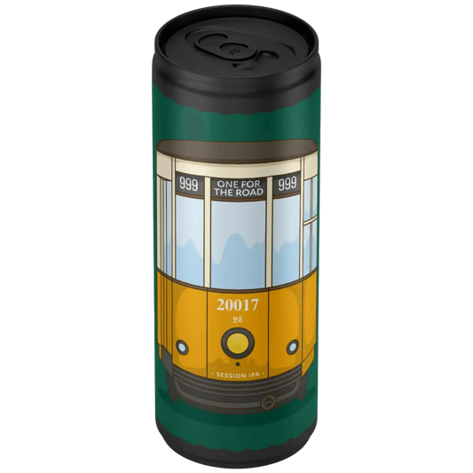 One For the Road - birra artigianale, Session IPA in lattina con design colorato del birrificio.