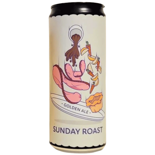 Sunday Roast Golden Ale di Zona Mosto, birra artigianale dal sapore leggero e rinfrescante.